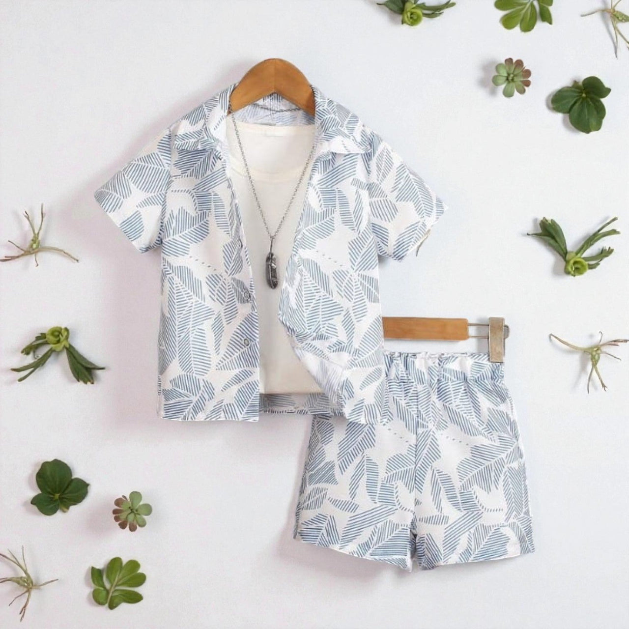 Tropical Breeze Kids Cord Set – Summer Leaf