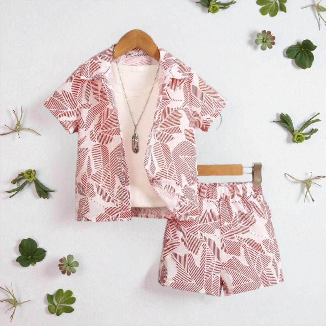 Tropical Breeze Kids Cord Set – Summer Leaf
